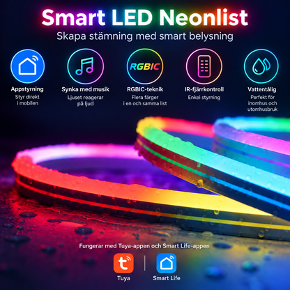 GlowStrip Flexibel LED-strip med fullt flödande färger